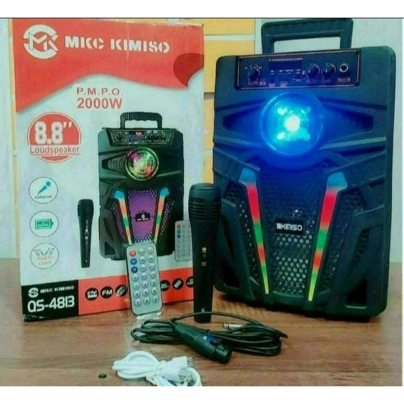 Speaker bluetooth KIMISO QS 4813 EXTRA BASS 8,8"