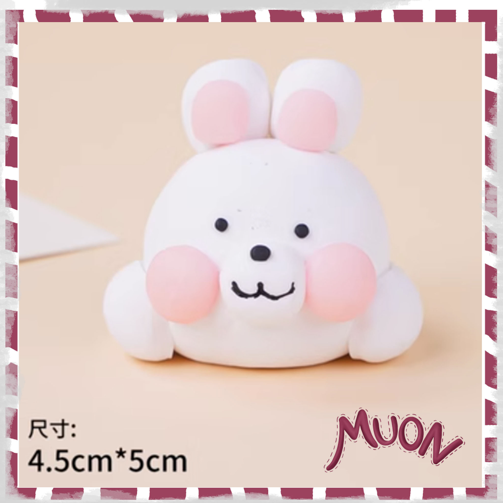 Topper Kepala Bunny Rabbit Kelinci Korean Style Bento Lunchbox Cake Decoration Buttercream
