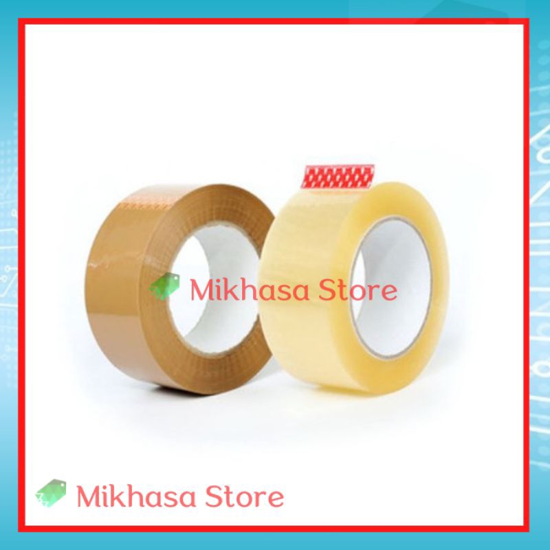 

Lakban Bening Coklat 70yard 48mm