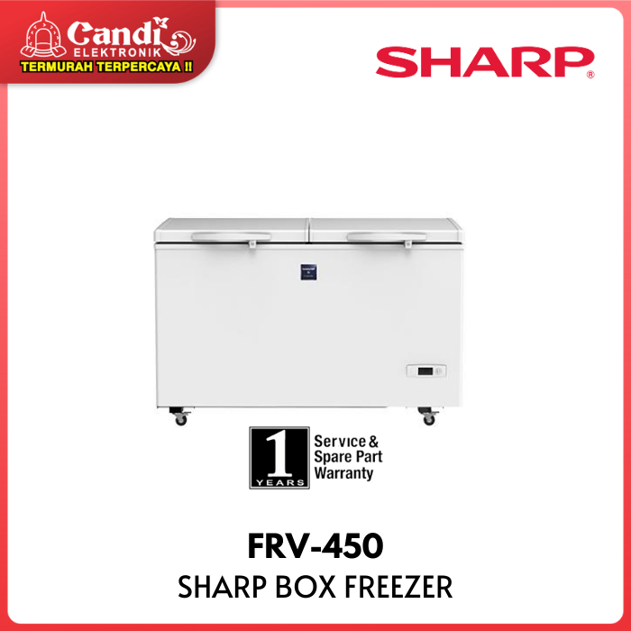 SHARP Box Chest Freezer Kapasitas 450 Liter FRV-450