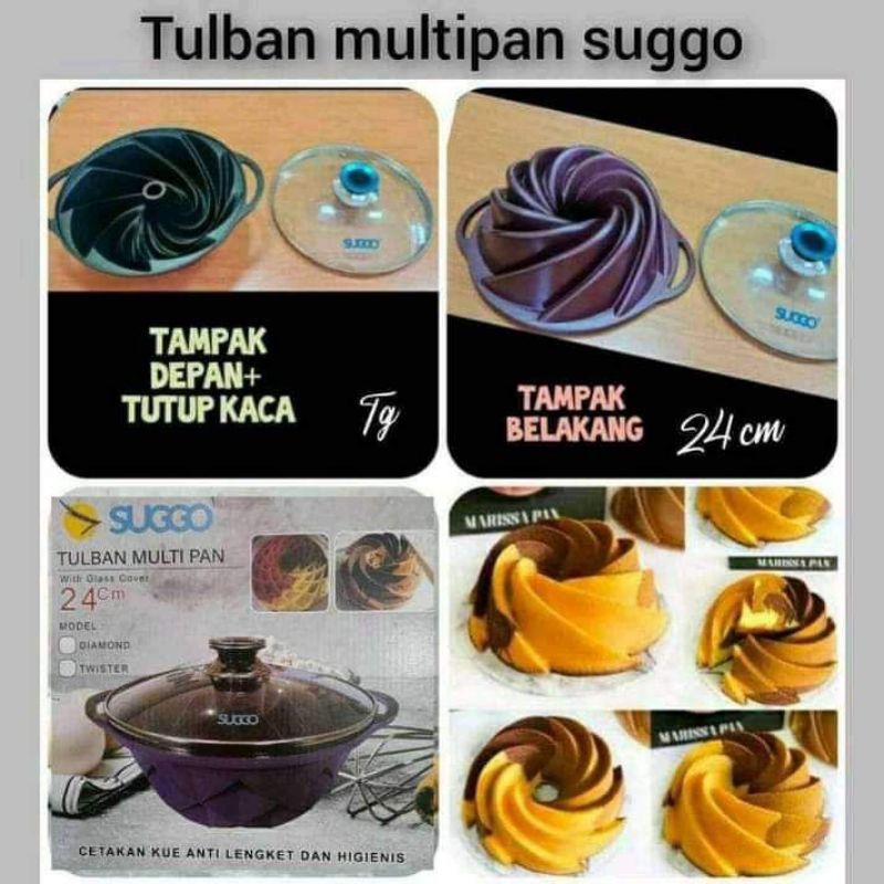 cetakan bolu tulban multipan/cetakan kue
