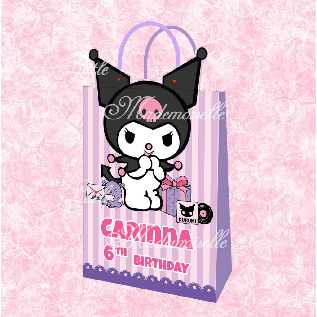 Tas Ulang Tahun Anak / Goodie Bag Anak / Paper Bag Kuromi