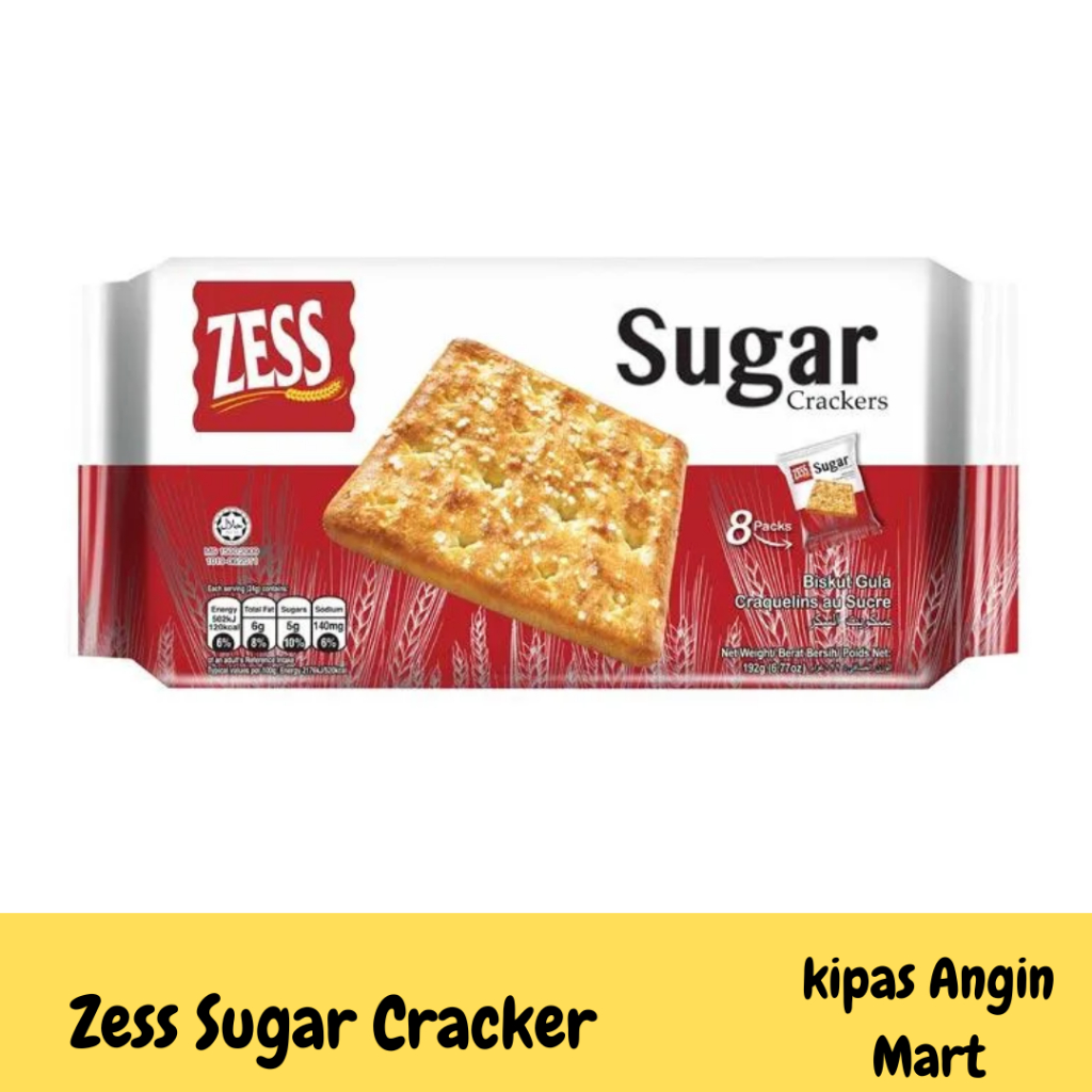 

Zess Sugar Zess Biskuit Zess Crackers 192g