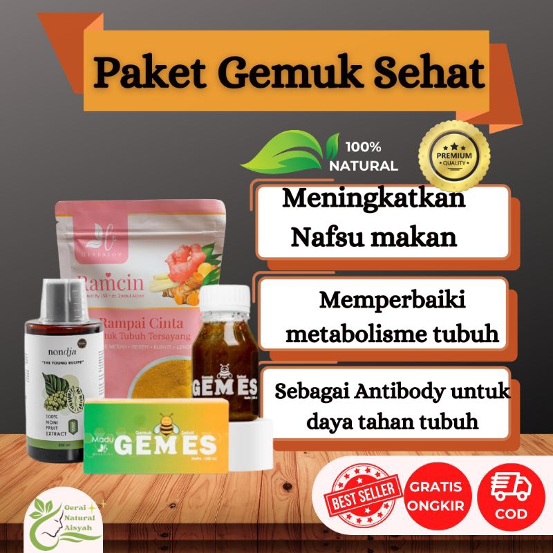 

HERBALOV PAKET GEMUK SEHAT BERISI
