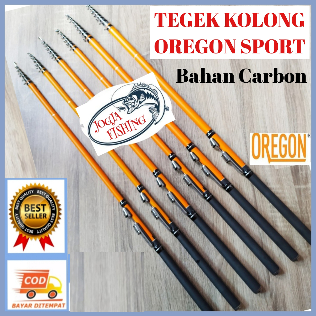 PROMO ... JORAN TEGEK CARBON KOLONG OREGON SPORT 360 450 540 630 720 RING SIAP PAKAI