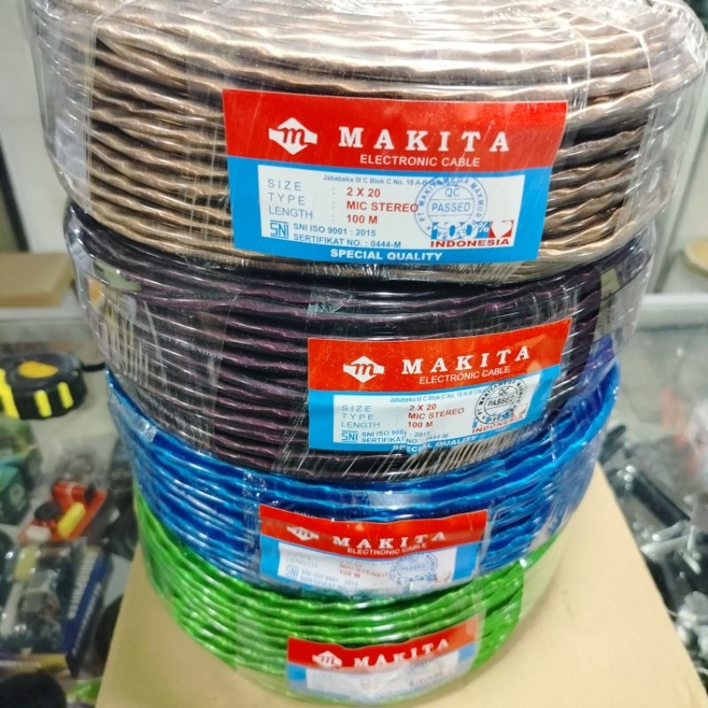 Kabel Mic Makita Stereo (Harga Per Meter)