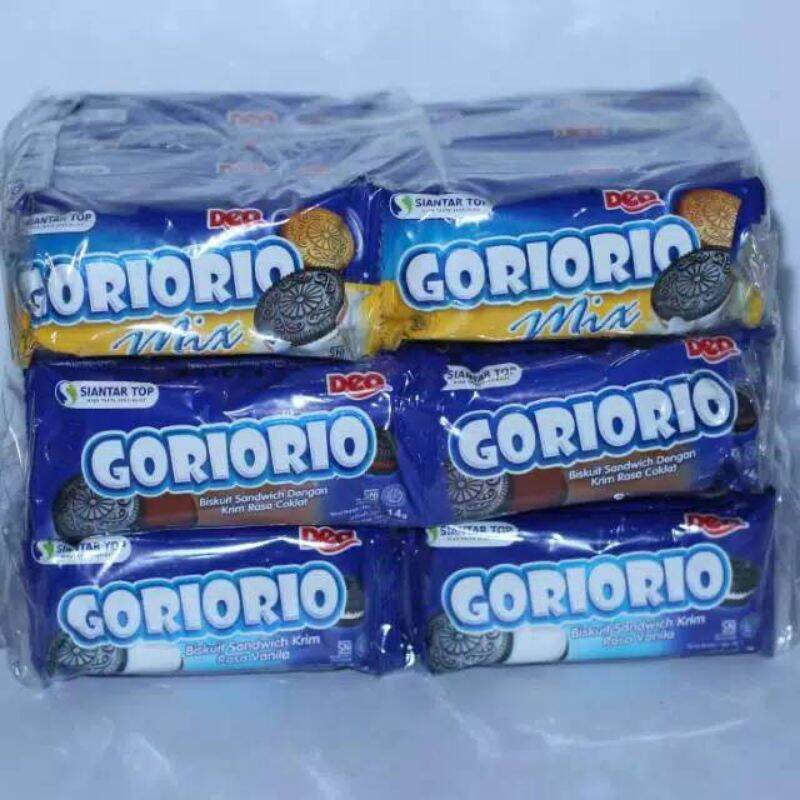 

GORIORIO ALL PAK 14 G (ISI 20 PCS) VANILA COKLAT MIX