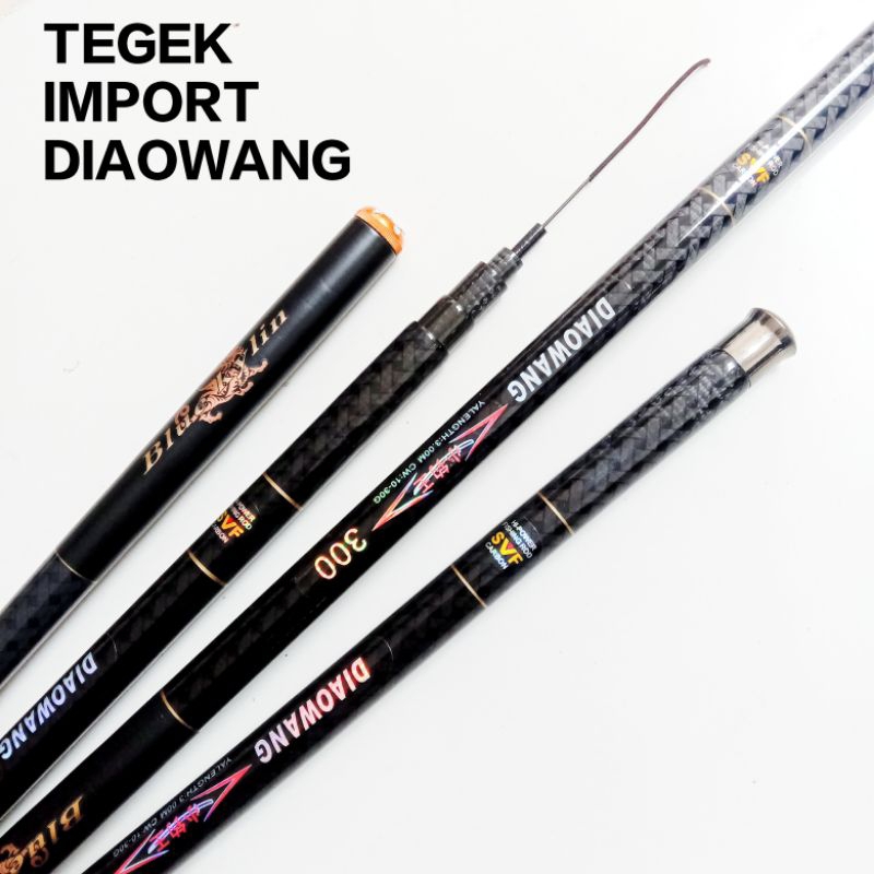 Tegek Import DIAOWANG Microfishing murah gratis Packing PVC