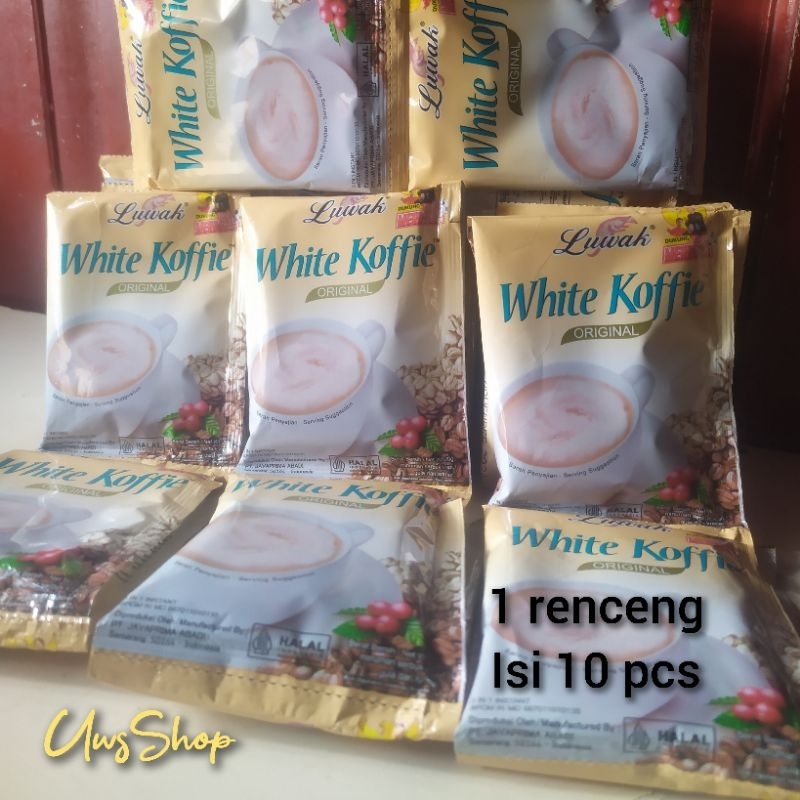 

luwak white koffie 1 Renceng 10 Sachet