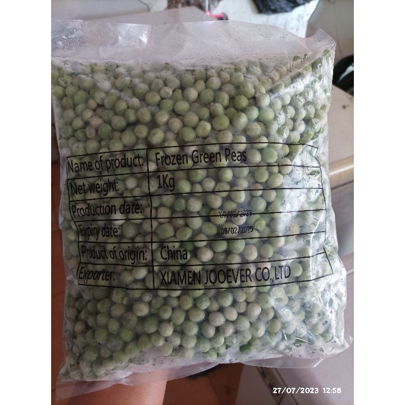 

Green Peas Kacang Polong Frozen 1 kg