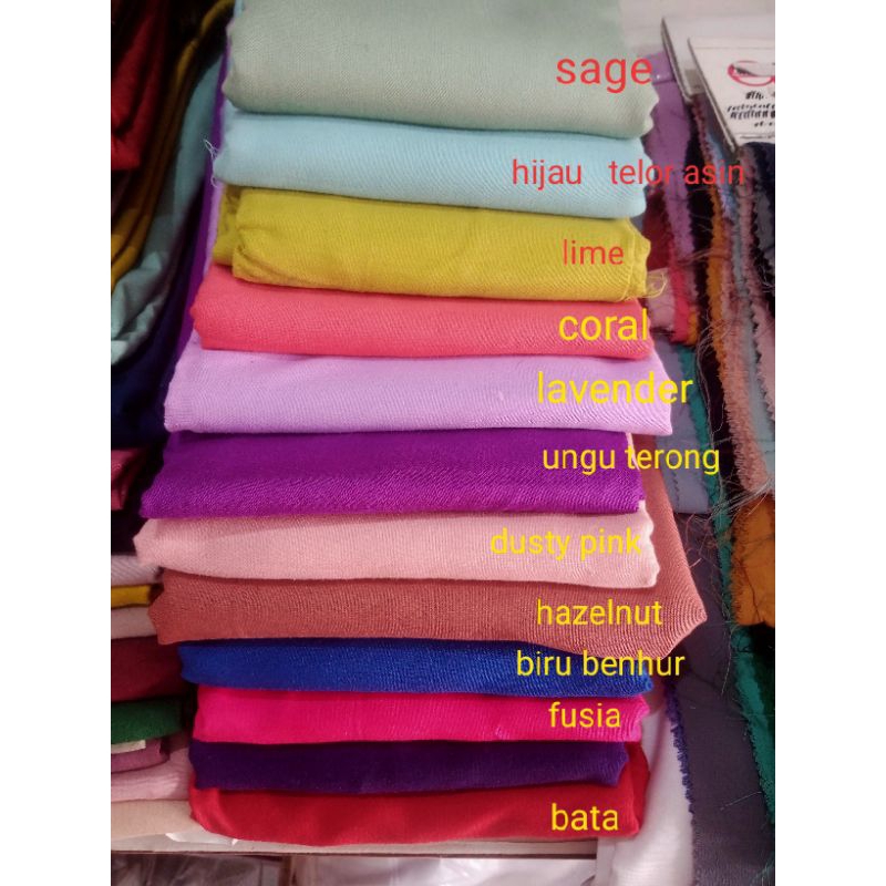kain Rayon Polos premium