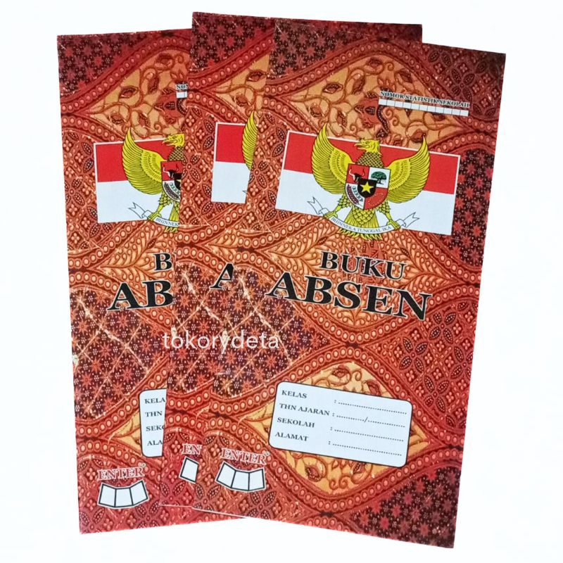 RYDETA - BUKU ABSEN/KEHADIRAN BATIK ENTER