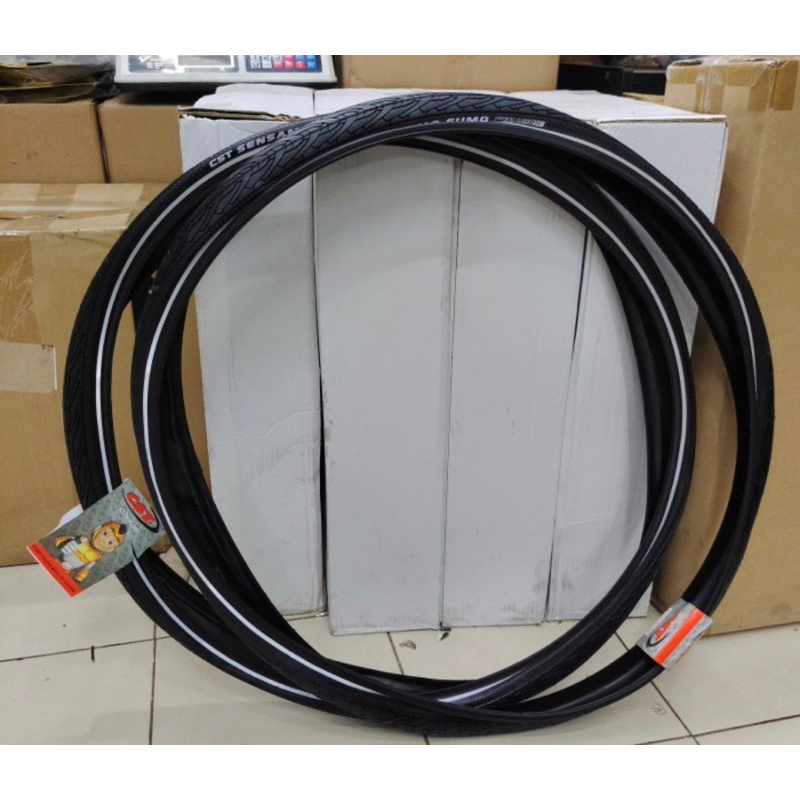 T. Cst Sensamo Sumo 700 x 35c 75 PSI semi kevlar ringan