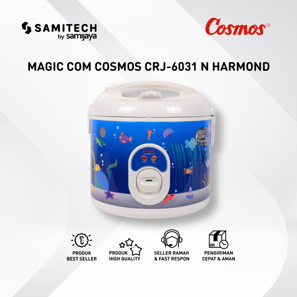 COSMOS MAGIC COM - RICE COOKER HARMOND CRJ-6031 / CRJ6031 / CRJ 6031 KAPASITAS 2L BERGARANSI