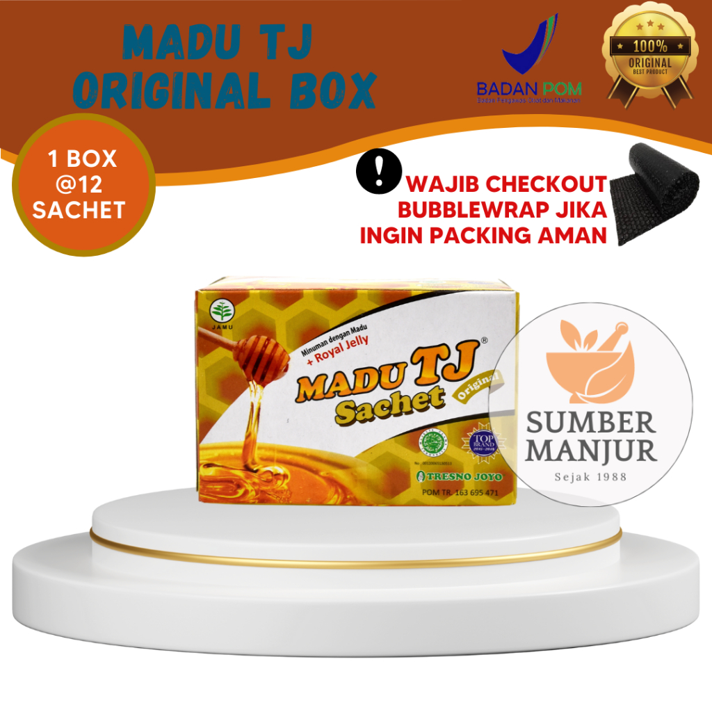 

MADU TJ SACHET BOX ISI 12