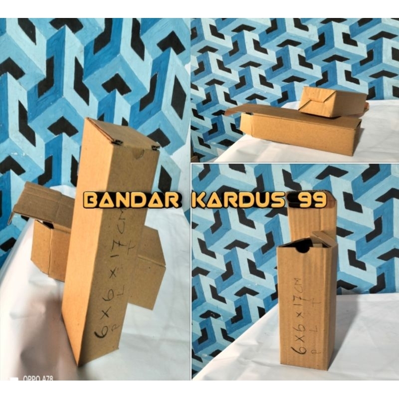 

kardus/packaging/kemasan/box UK 6x6x17cm