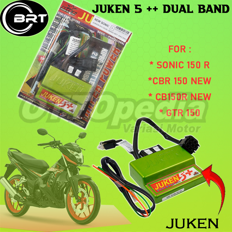 BRT Ecu CDI Juken 5 ++ Racing Motor New Sonic 150 - Supra GTR 150 - All New CB150R CB 150 R  Dual Ba