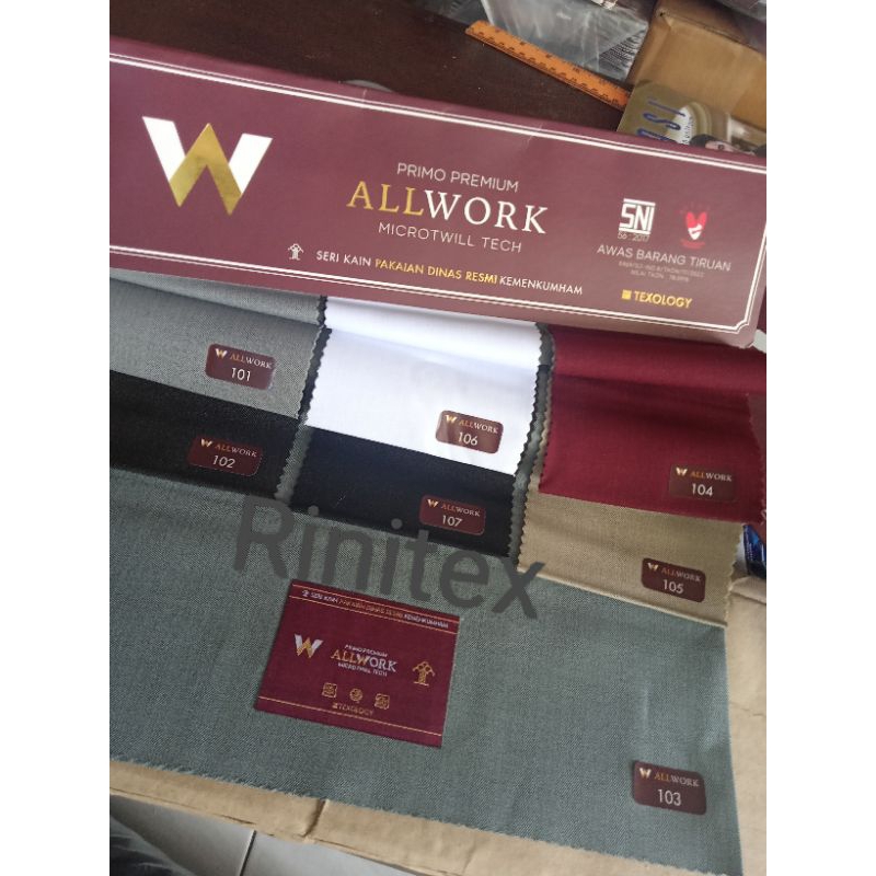 kain Allwork seragam Kemenkumham terbaru