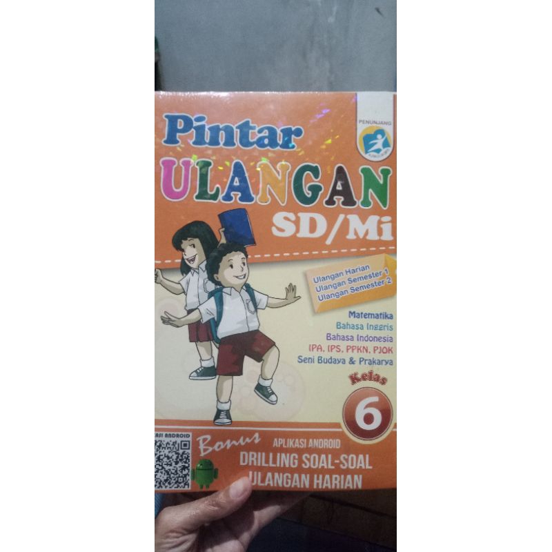 Buku Pintar Ulangan SD/M1 Ulangan Harian Semester 1,Semester 2, Matematika, Bahasa Inggris, Bahasa I