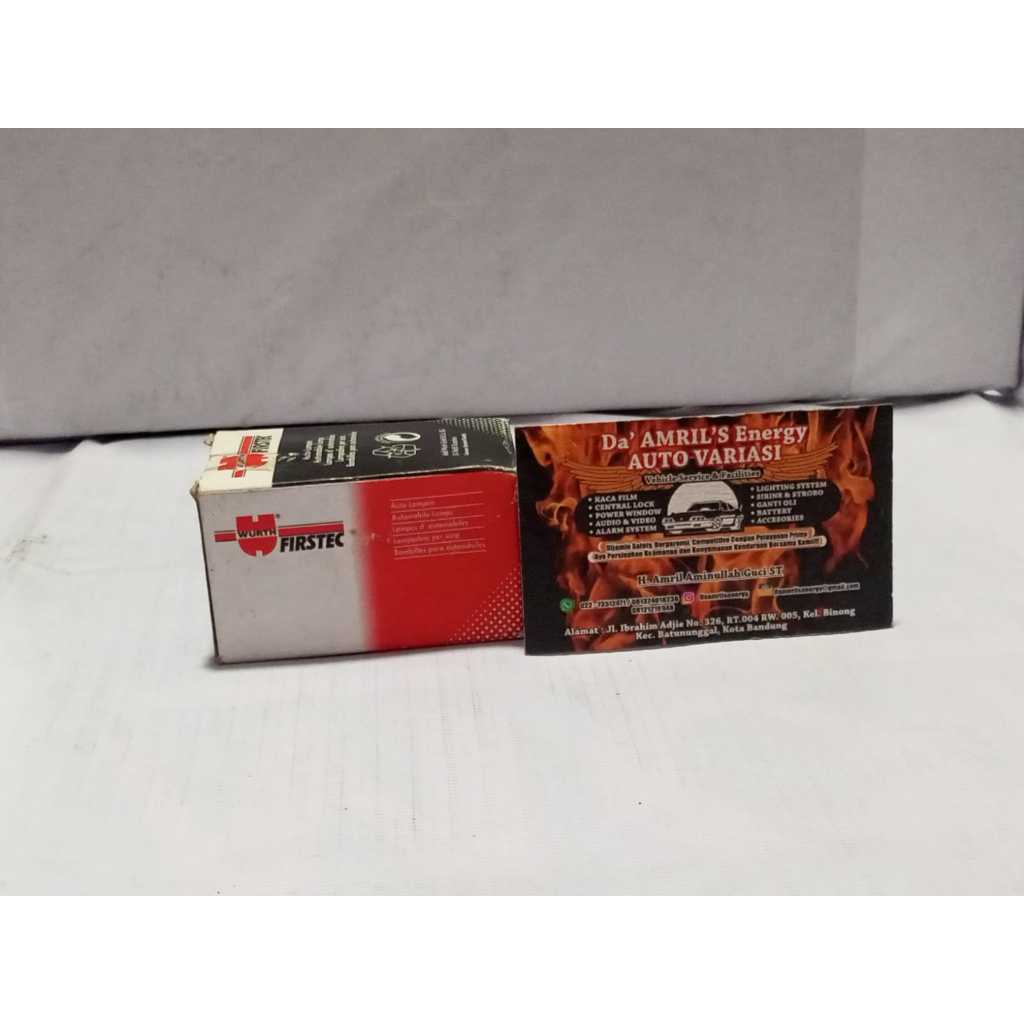 LAMPU MOBIL HALOGEN WURTH FIRSTEK HB3