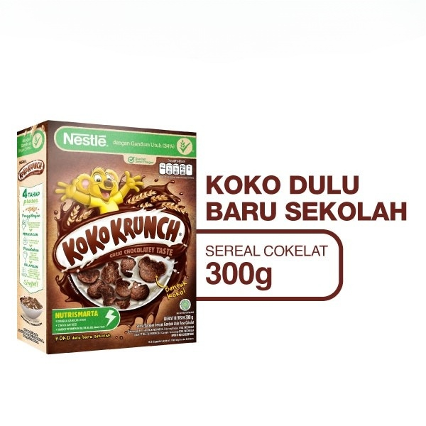 

PROMO GD3 TANGGAL 31 DESEMBER - 4 JANUARI [300 Gram] Nestle Koko Krunch Sarapan Sereal Coklat 300 gr