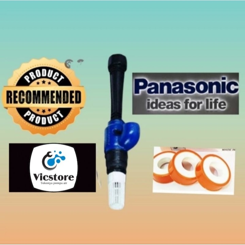 Mata jet panjang klep saringan suling pompa air Panasonic pump GF 255 original asli gn 205 sanyo pdh