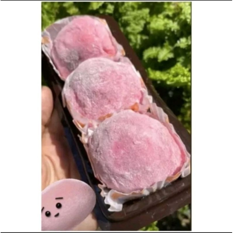 (Harga per 5 pcs) Mika tempat kue mochi isi 3 / Mika kue roll gulung kecil