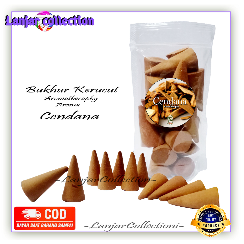 Buhur dupa pengharum ruangan bukhur kerucut Aroma Cendana / Bukhur Cendana / Buhur Cendana