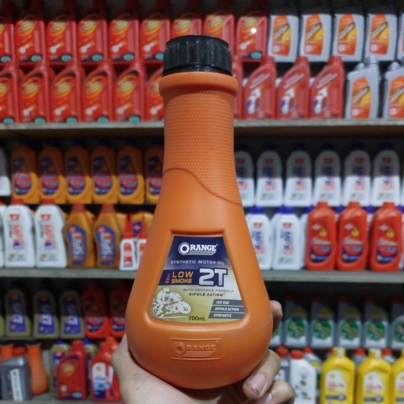 Oli Samping ORANGE 2T (700ml) Low Smoke