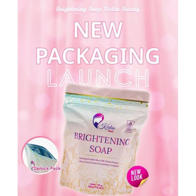 BRIGHTENING SOAP KEDAS BEAUTY TERBARU/SABUN KEDAS BEAUTY ORI