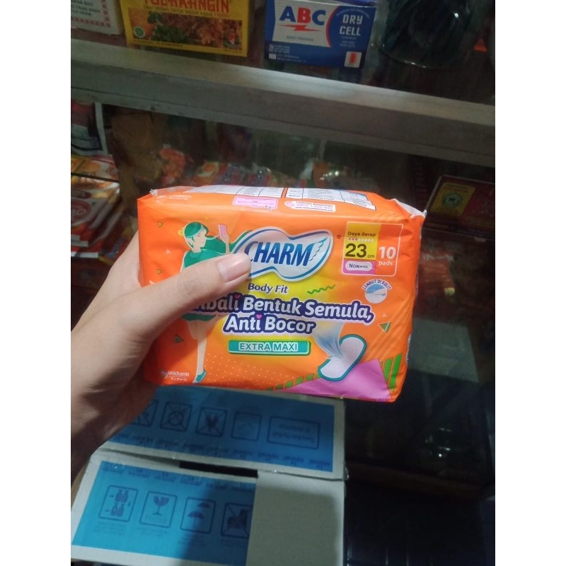 pembalut charm tanpa sayap