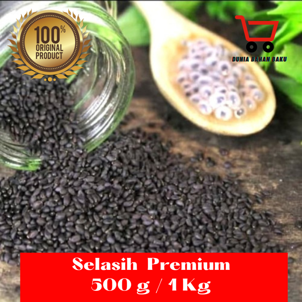 

Termurah Biji Selasih Premium | 1kg | Basil Seed