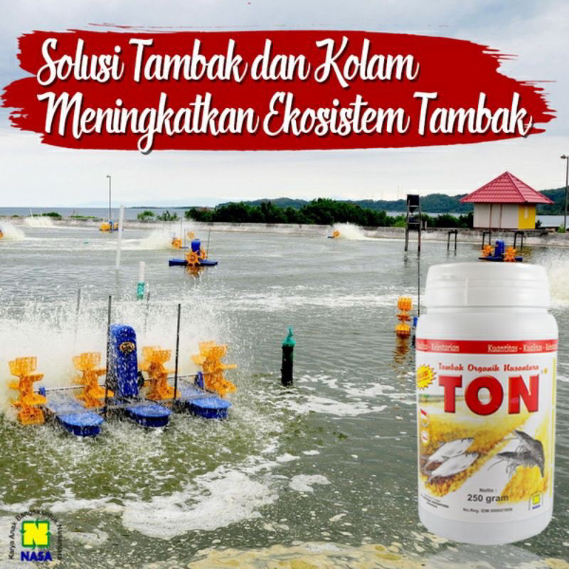 Pupuk tambak organik / ton nasa