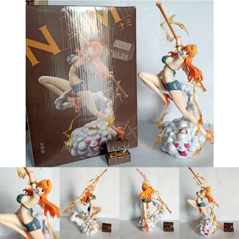 Mainan Action Figure One Piece Nami Zeus Thunder Bolt