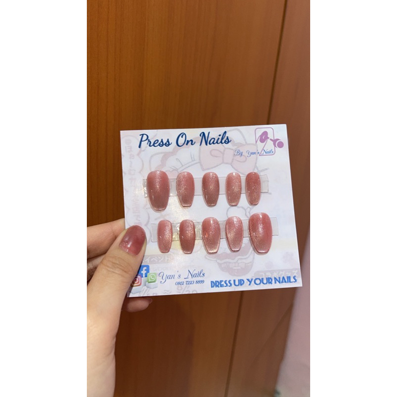 Press On Nails/Fake Nails/Kuku Palsu/Nail Art/Handmade100%