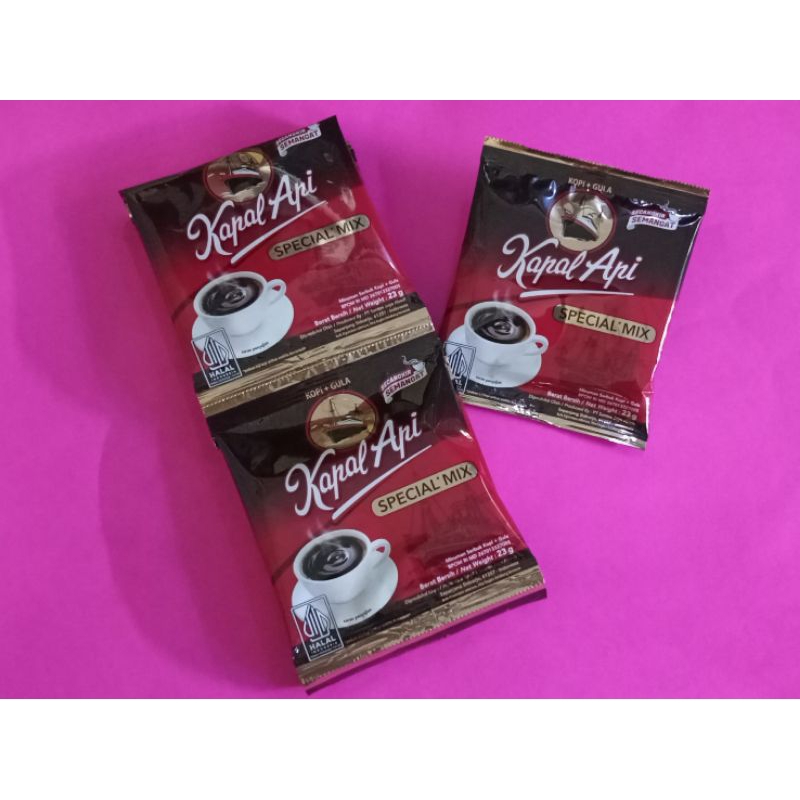 

Kapal api spesial mix 25 gr renceng