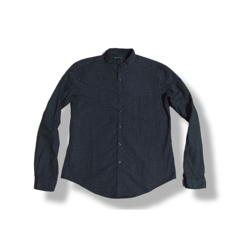 Baju Kemeja Kerah Shanghai Mandarin Band Collar Shirt By Sorridere Japan Original