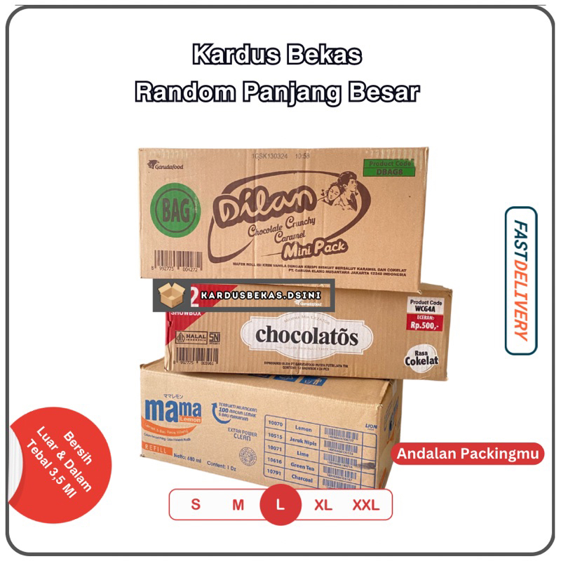 

Kardus Packing Bekas | Kardus Bekas | Kardus Panjang Besar Random