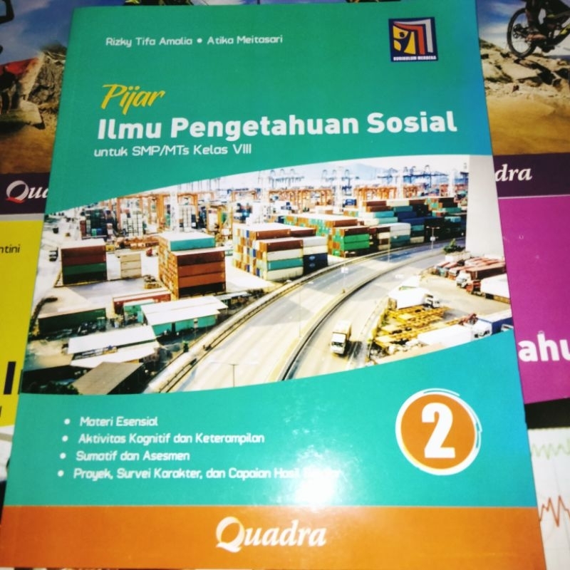 Buku Pijar IPS Quadra SMP Kelas 8 Kurikulum Merdeka