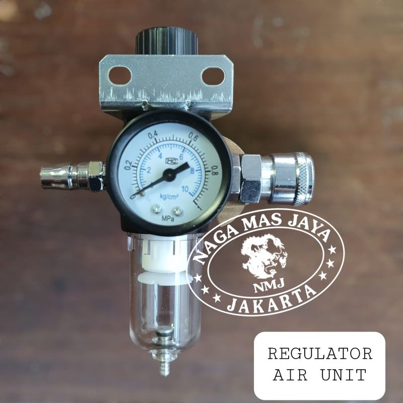 AIR FILTER REGULATOR KOMPRESOR 1/4 INCH / FILTER AIR COMPRESSOR / REGULATOR AIR UNIT KOMPRESOR 1/4"