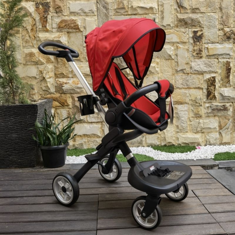 PHOENIX stroller portable mirip stokke xplory kereta bayi lipat merah BABY STROLLER Stroller Anak Lipat / Sepeda Anak Roda Tiga Bisa Dilipat / Stroller Sepeda