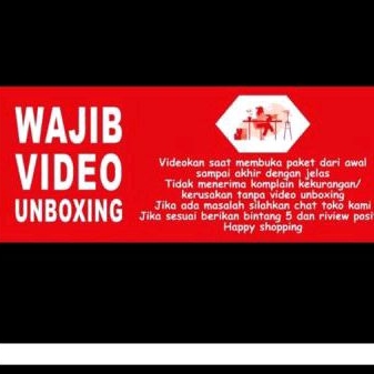 

STIKER WAJIB UNBOXING5 isi 100 pcs unboxing