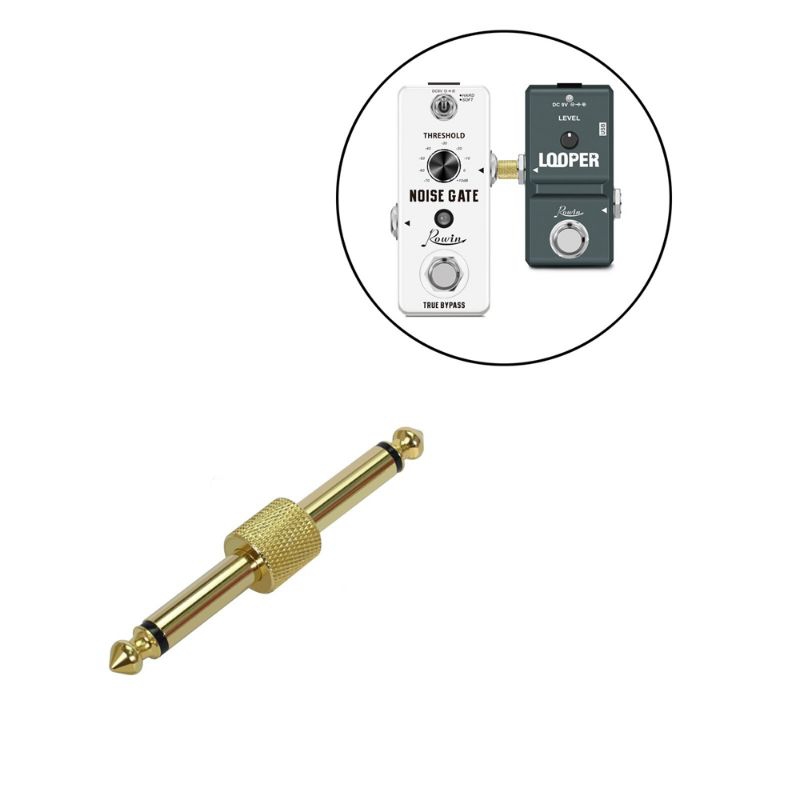 KONEKTOR JACK CONVERTER ADAPTOR EFEK GITAR JUMPER EFEK GITAR ADAPTER