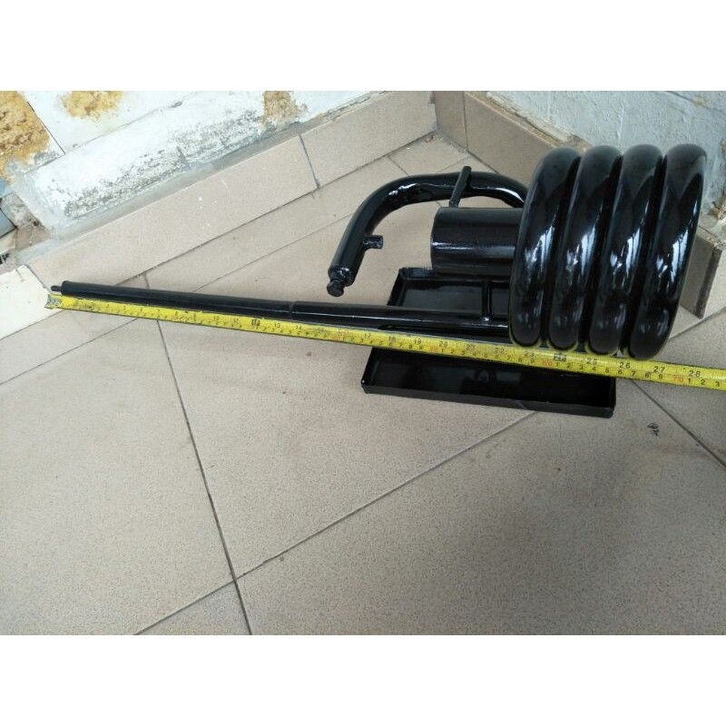 Kompor Blower Spiral Lilit 4 Pipa 25 Tebal Dan Kuat Api Kedepan atau kompor bahan bakar oli bekas