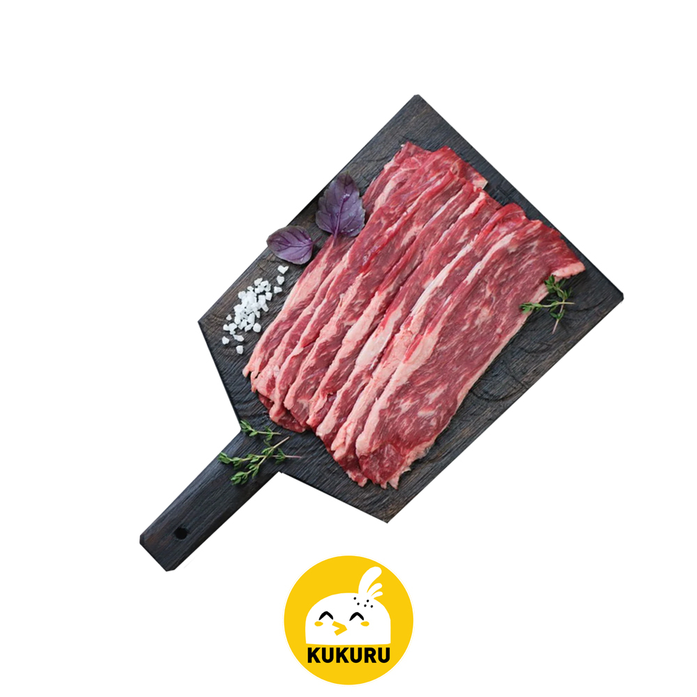 

BRISKET BEEF SLICE IMPORT AUS LOW FAT / DAGING MINIM LEMAK (500 GRAM)