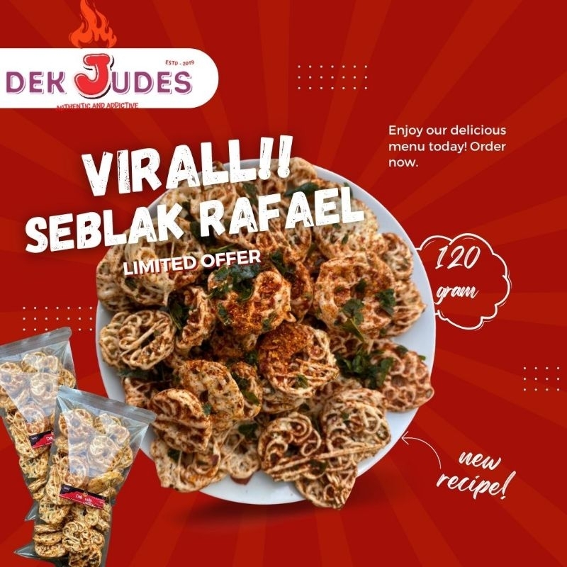 

seblak Rafael pedas daun jeruk kemasan 120 gram