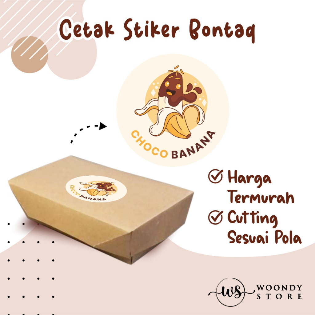 

STIKER LABEL BULAT KEMASAN PRODUK MAKANAN MINUMAN CUSTOM
