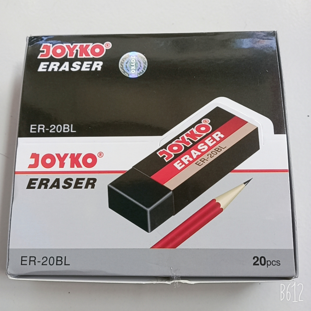 

Penghapus Pensil Joyko Besar Hitam P60xL20xT10mm Eraser ER20BL