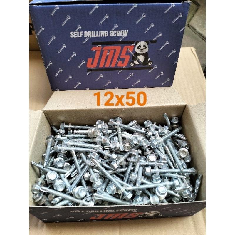 Self drilling screw 12x50,sekrup drilling 12x50,sekrup sds drilling 12x50 ,harga ecer