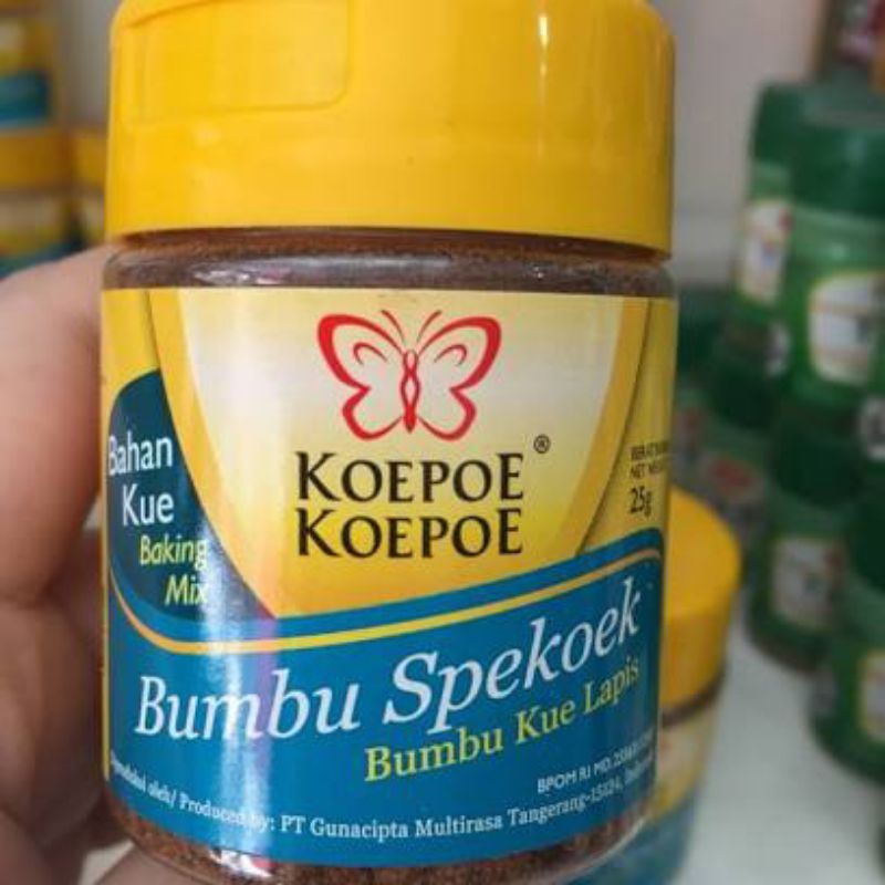 

Bumbu Spekoek 25 gram koepoe koepoe